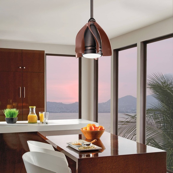LED-Deckenventilator Terna bronze geölt/gebürstet