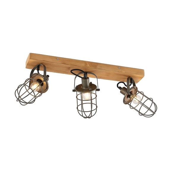 Lindby Serima Deckenlampe mit drei Käfigschirmen