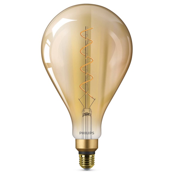 E27 5W LED-Lampe Giant, warmweiß, gold