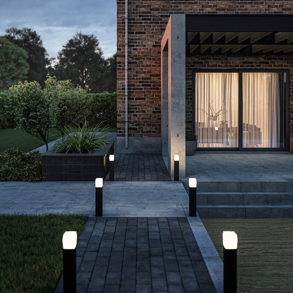 LED-Wegeleuchte OOL-50017, Aluminium, Höhe 50 cm
