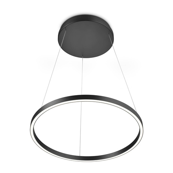 LED-Hängelampe Lisa-60, CCT, dimmbar, schwarz matt
