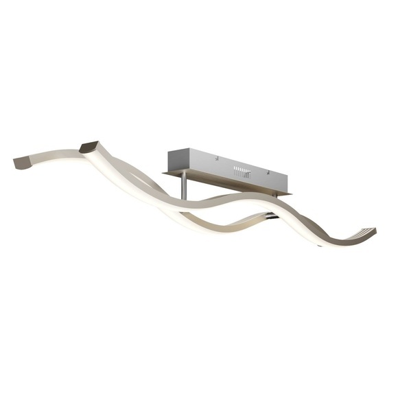 Lucande Mairia LED-Deckenleuchte, wellenförmig