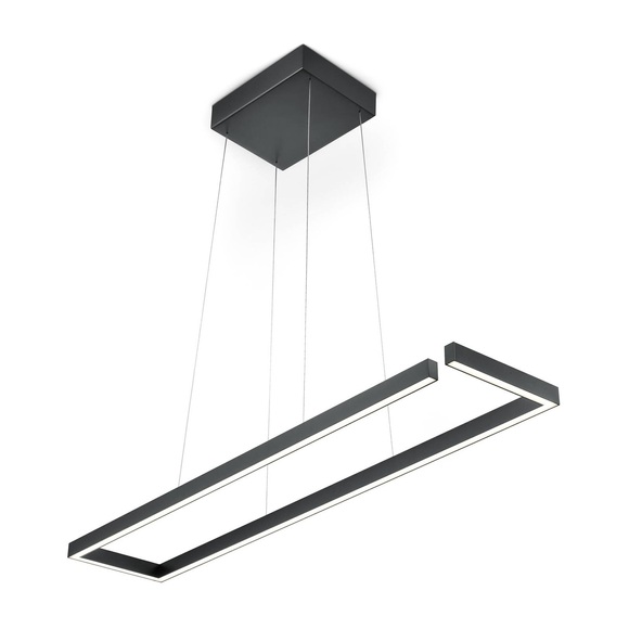 LED-Hängelampe Marisa-100, schwarz matt, 100 x20cm