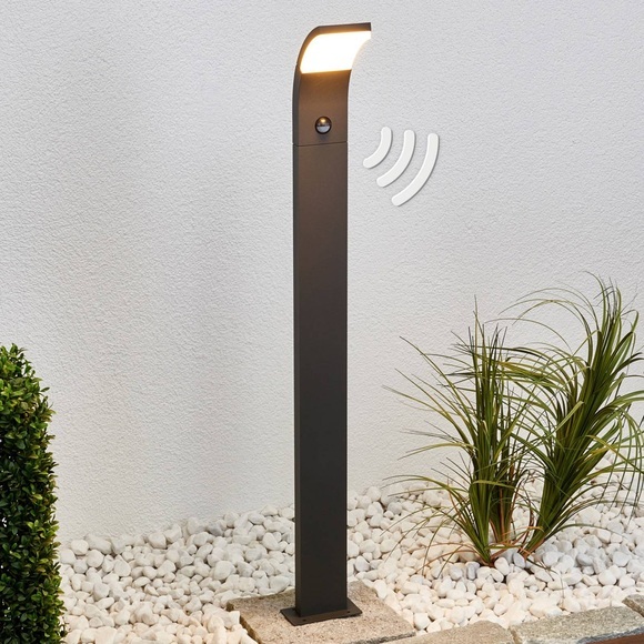 LED-Wegeleuchte Timm mit Bewegungsmelder, 100 cm