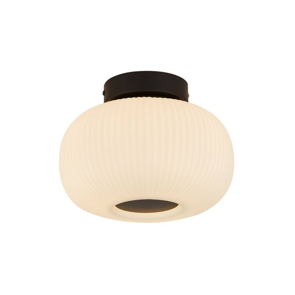 Deckenleuchte Lumina aus gefrostetem Glas