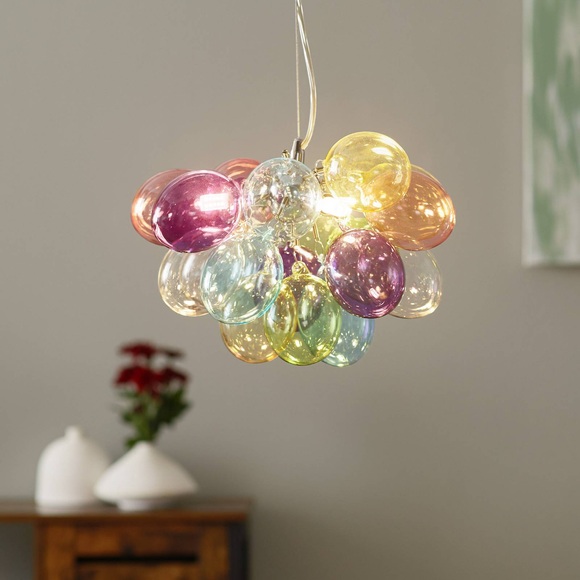 By Rydéns Gross Glas-Hängelampe, bunt