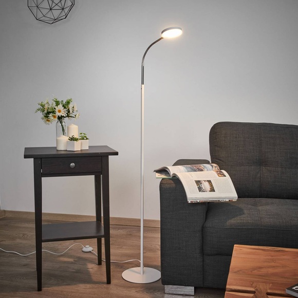 Milow - LED-Stehlampe mit Schwanenhals