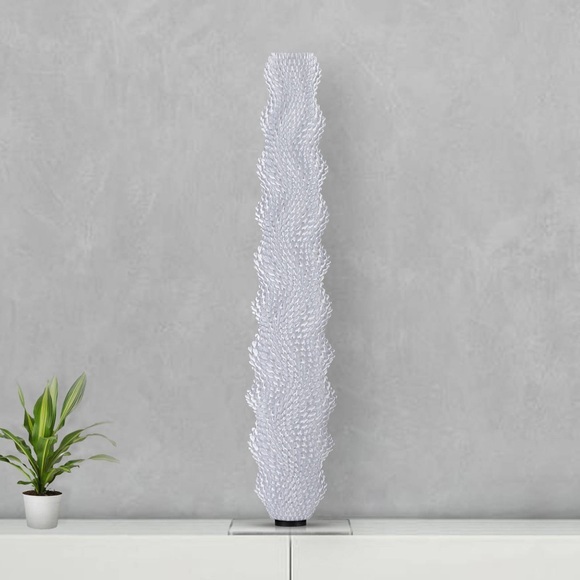 LED-Stehlampe Flechtwerk Koral 75, 95 cm