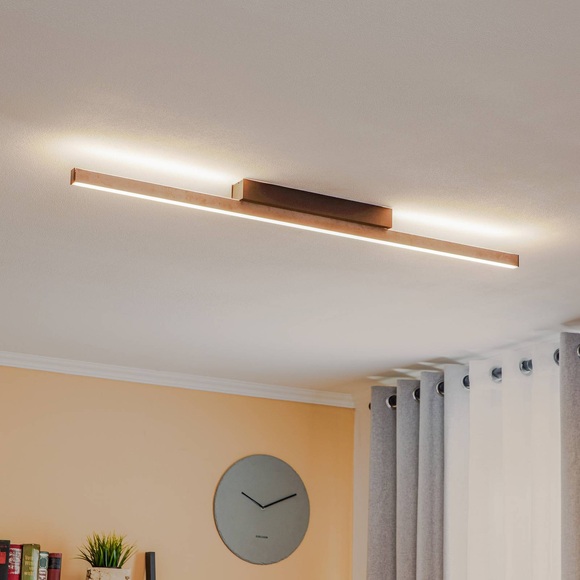 Quitani Zino LED-Deckenleuchte Schiefer grau 38W