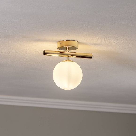 Deckenlampe Linea, gold, einflammig