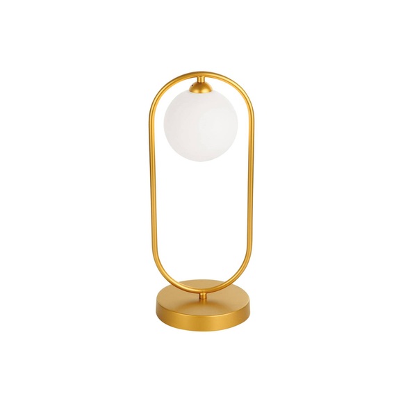 Homemania - Tischlampe Gold Fancy - 1 x G9, Max 25W