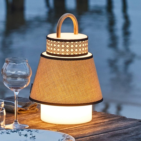 MARKET SET Singapour LED-Terrassenlampe USB honey