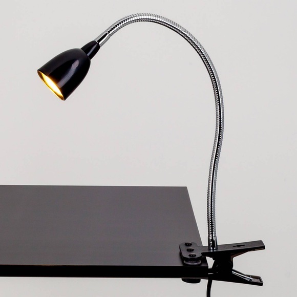 Rabea - LED-Klemmleuchte in Schwarz