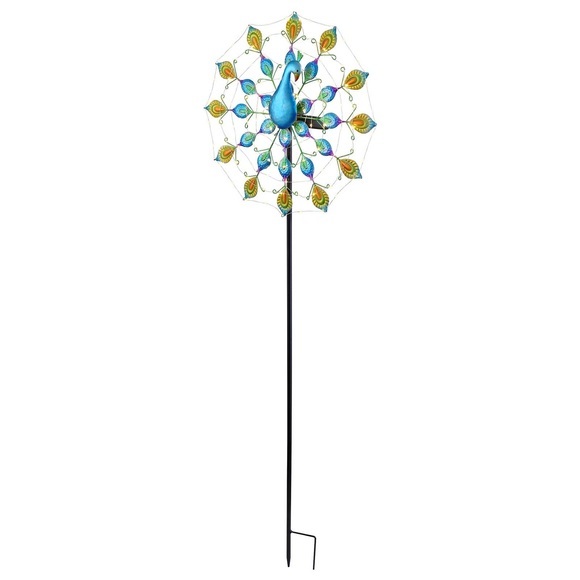 Solarleuchte Metall schwarz 100xLED