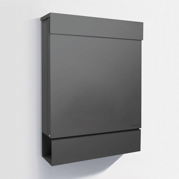 Radius Letterman M Briefkasten mit Zeitungsfach anthrazit
