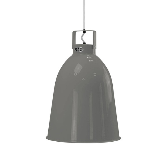 Jieldé Clément C360 Hängelampe grau glanz Ø 36cm
