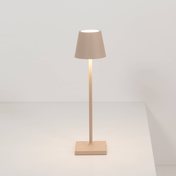 Zafferano Poldina micro Akkulampe IP65 sand