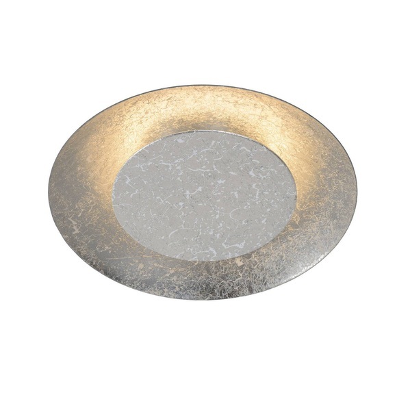 LED-Deckenleuchte Foskal silber, Ø 21,5 cm
