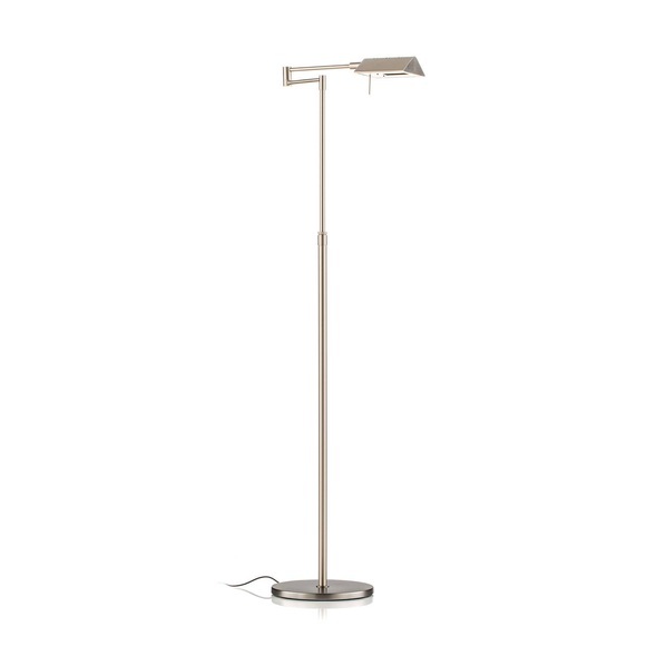Danuta verstellbare LED-Stehleuchte, nickel matt