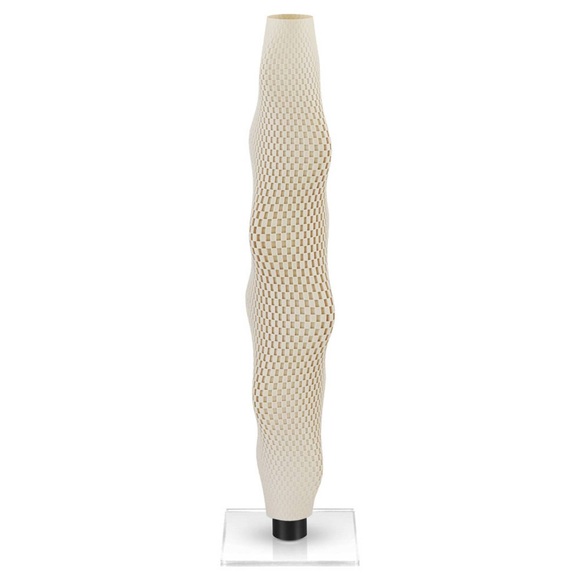 LED-Stehleuchte Flechtwerk Kaktus 75cm, beige