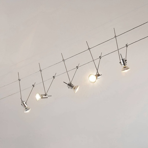 LED-Seilsystem Marno, fünfflammig