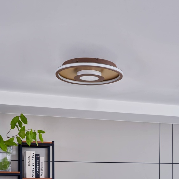 Lindby Pekela LED-Deckenleuchte, rund, 43 cm