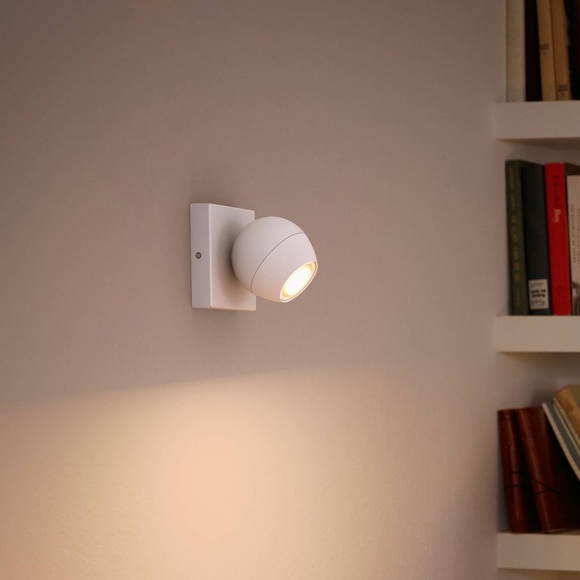 Philips Lighting Hue LED Decken- und Wandleuchte Buckram GU10 5 W