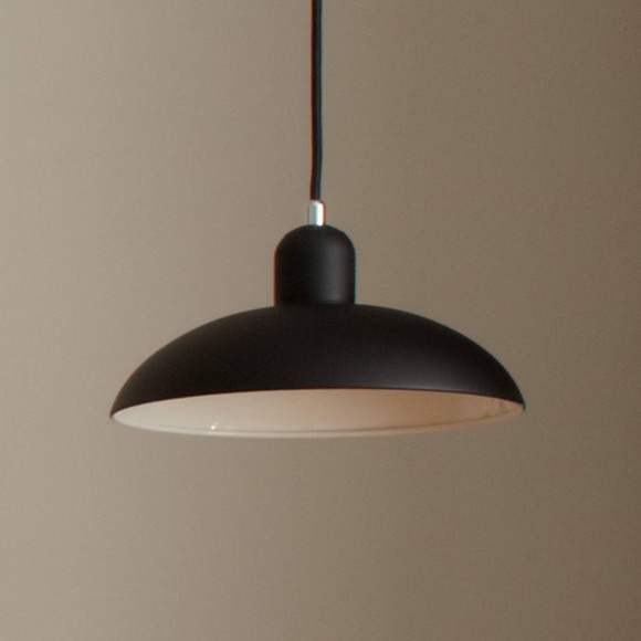 Kaiser Idell Pendelleuchte / Ø 28,5 cm - Neuauflage des Originals von 1930 - Fritz Hansen schwarz en metall