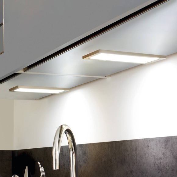 LED-Unterbaulampe Sky 2er Set 4.000K edelstahl