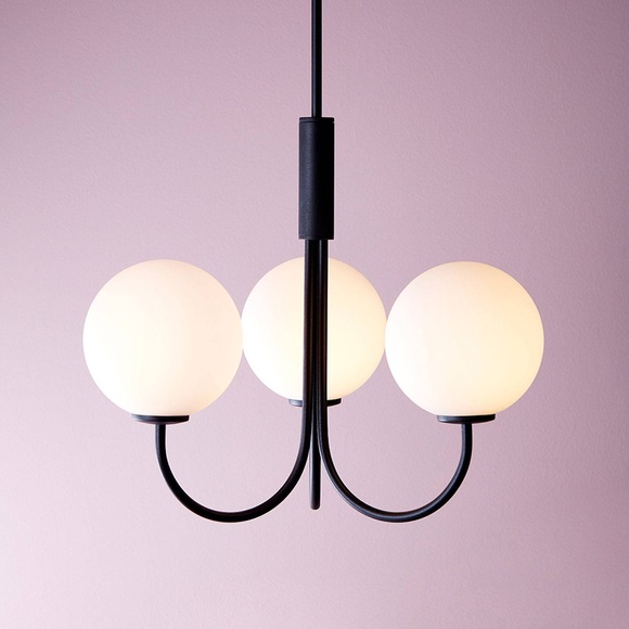 Herstal-Ballon Chandelier, Black