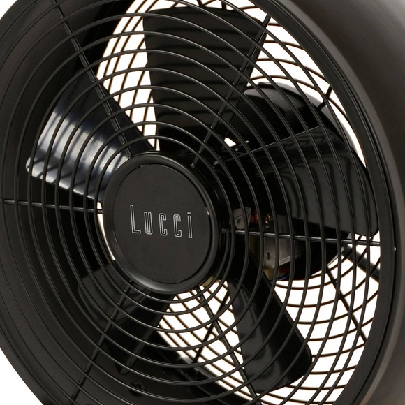Tischventilator Breeze, Ø 20cm, schwarz/esche