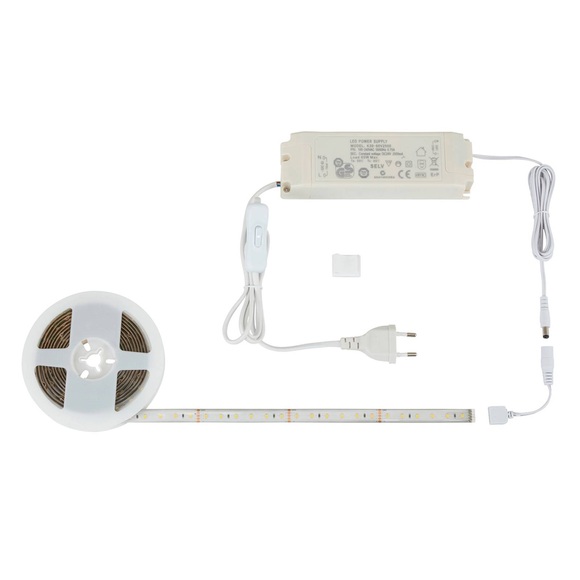 Universalweiß leuchtender LED-Stripe Rio, 3 m