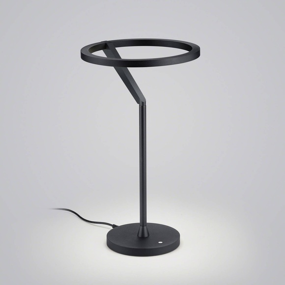 Helestra Elara LED-Tischlampe down dimmbar schwarz