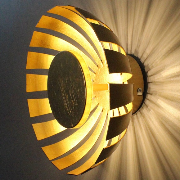 LED-Wandleuchte Flare Large, gold