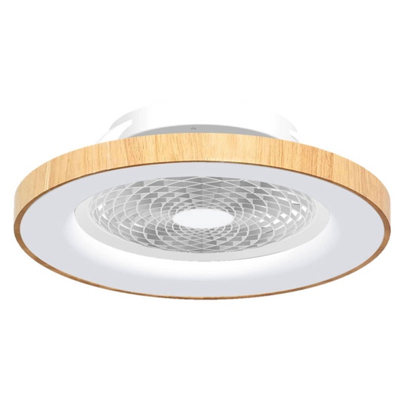 Deckenventilator Tibet LED App/Remote holz/weiß
