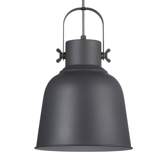 Pendelleuchte Adrian in Schwarz, Ø 25cm