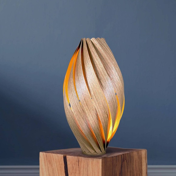 Tischlampe Ardere, Eiche, Höhe 50 cm