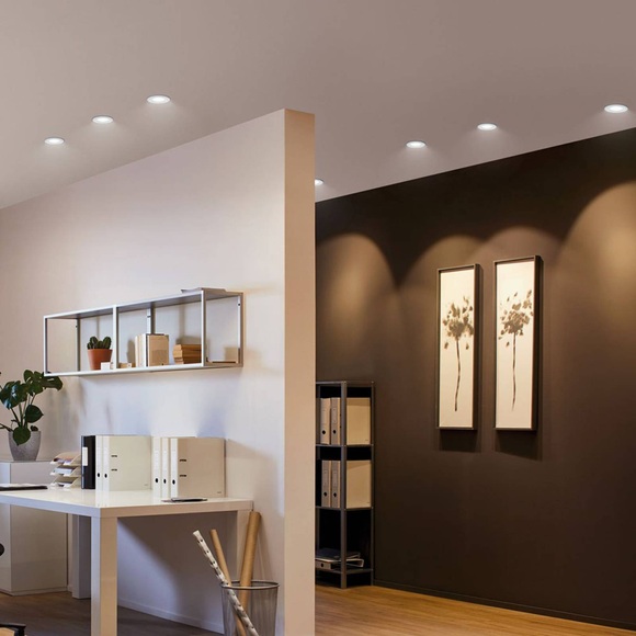 Paulmann Nova Bad-Einbauleuchte Halogen EEK: abhängig v. Leuchtmittel (A++ - E) GU10, GU5.3 35 W IP65 Weiß (matt)
