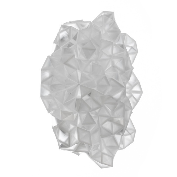 Slamp Drusa Wand- und Deckenleuchte transparent-weiß