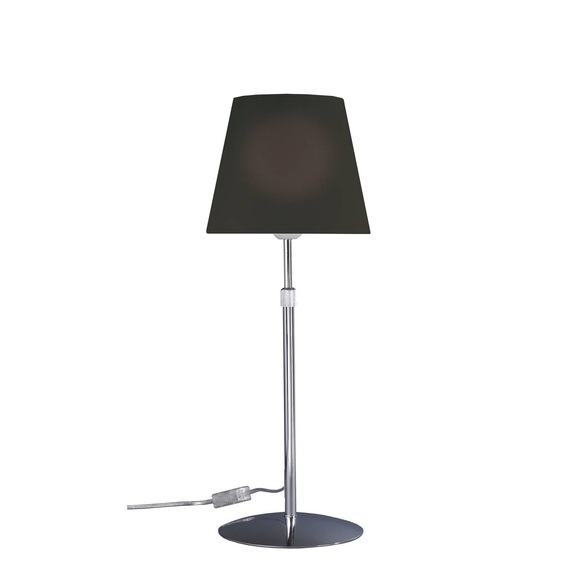 Aluminor Store Tischlampe, chrom/schwarz