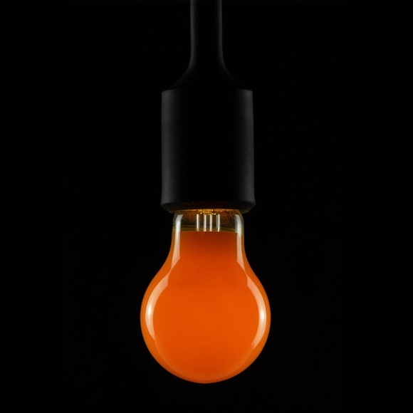 E27 2W LED-Lampe orange dimmbar