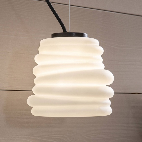 Karman Bibendum LED-Hängeleuchte, Ø 15 cm, weiß