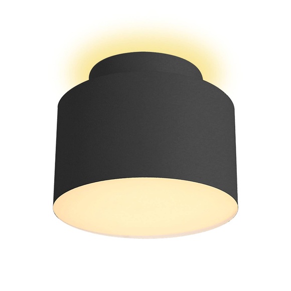 Lindby Nivoria LED-Strahler, Ø 11 cm, sandschwarz