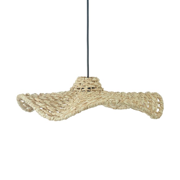 PR Home Tali Hängelampe Raffia-Schirm Ø 46 cm