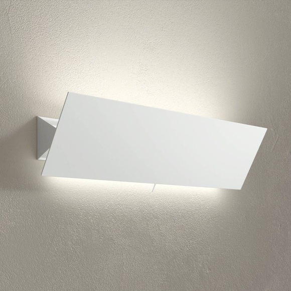 LED-Wandleuchte Shadow Grande, weiß, Breite 63 cm