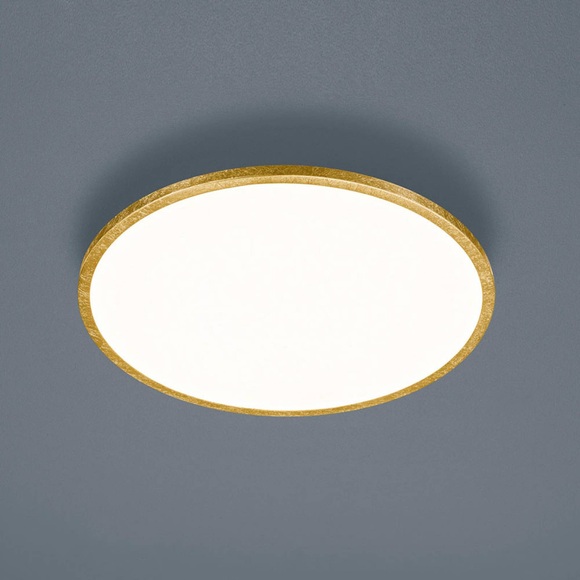 Helestra Rack LED-Deckenlampe dimmbar rund gold