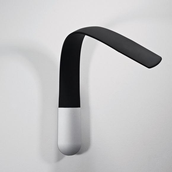 Flexible LED-Wandleuchte Hatha Wall, schwarz