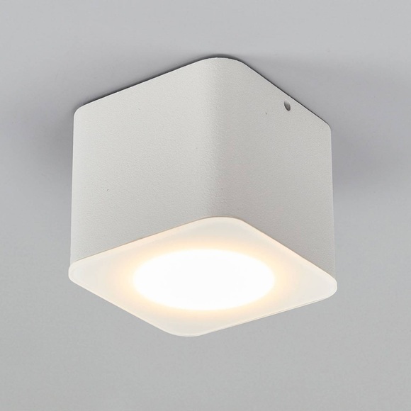 Helestra Oso LED-Deckenspot, eckig, weiß matt