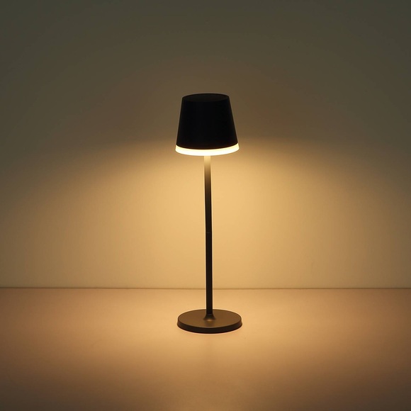 Solar-Tischlampe 36637A, IP44, anthrazit