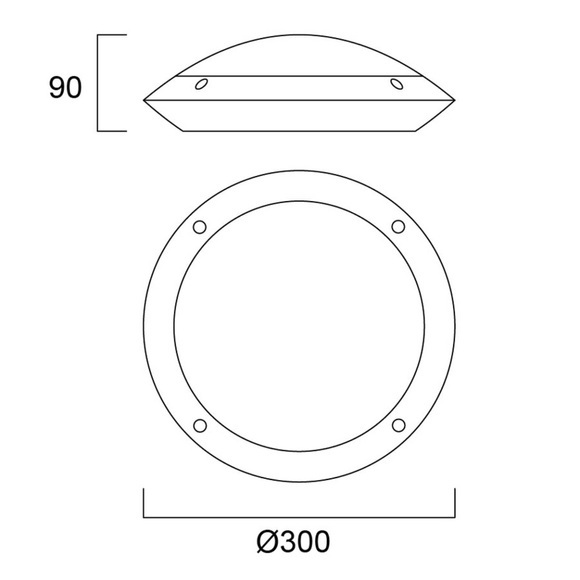 Sylvania Start Deckenlampe SensorDim 4000K schwarz